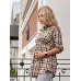 Рубашка для беременных и кормления удлиненная весна